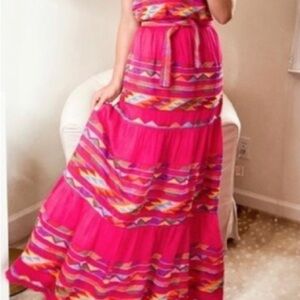 j Marie embroidered maxi size small